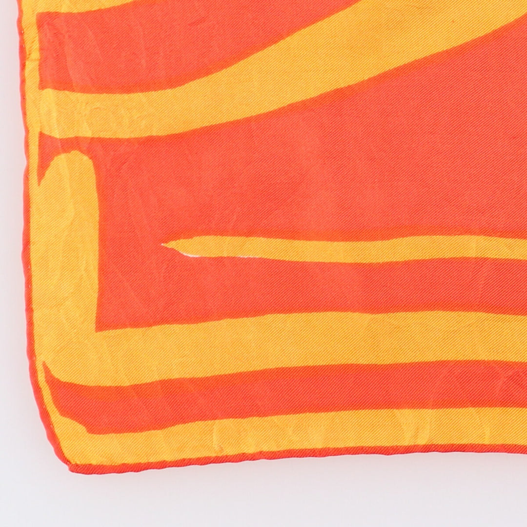 Vera Neumann all-over print scarf unclear orange type Vintage Second Hand