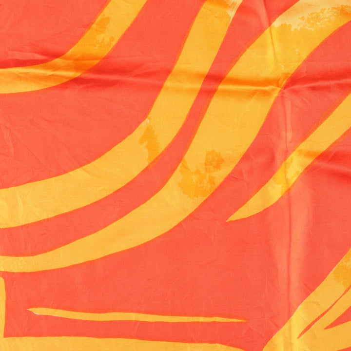 Vera Neumann all-over print scarf unclear orange type Vintage Second Hand