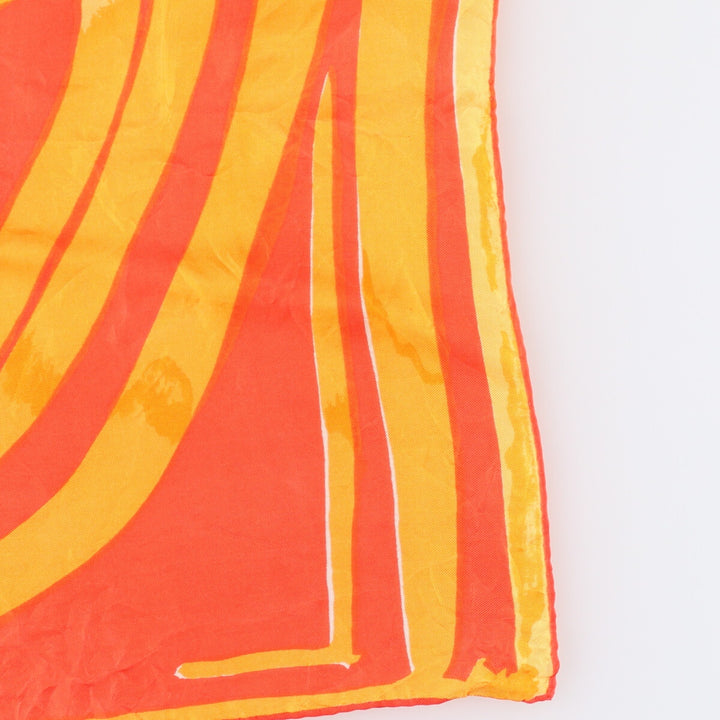 Vera Neumann all-over print scarf unclear orange type Vintage Second Hand