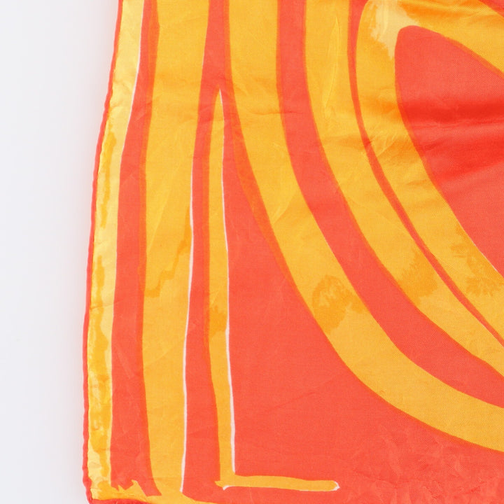 Vera Neumann all-over print scarf unclear orange type Vintage Second Hand
