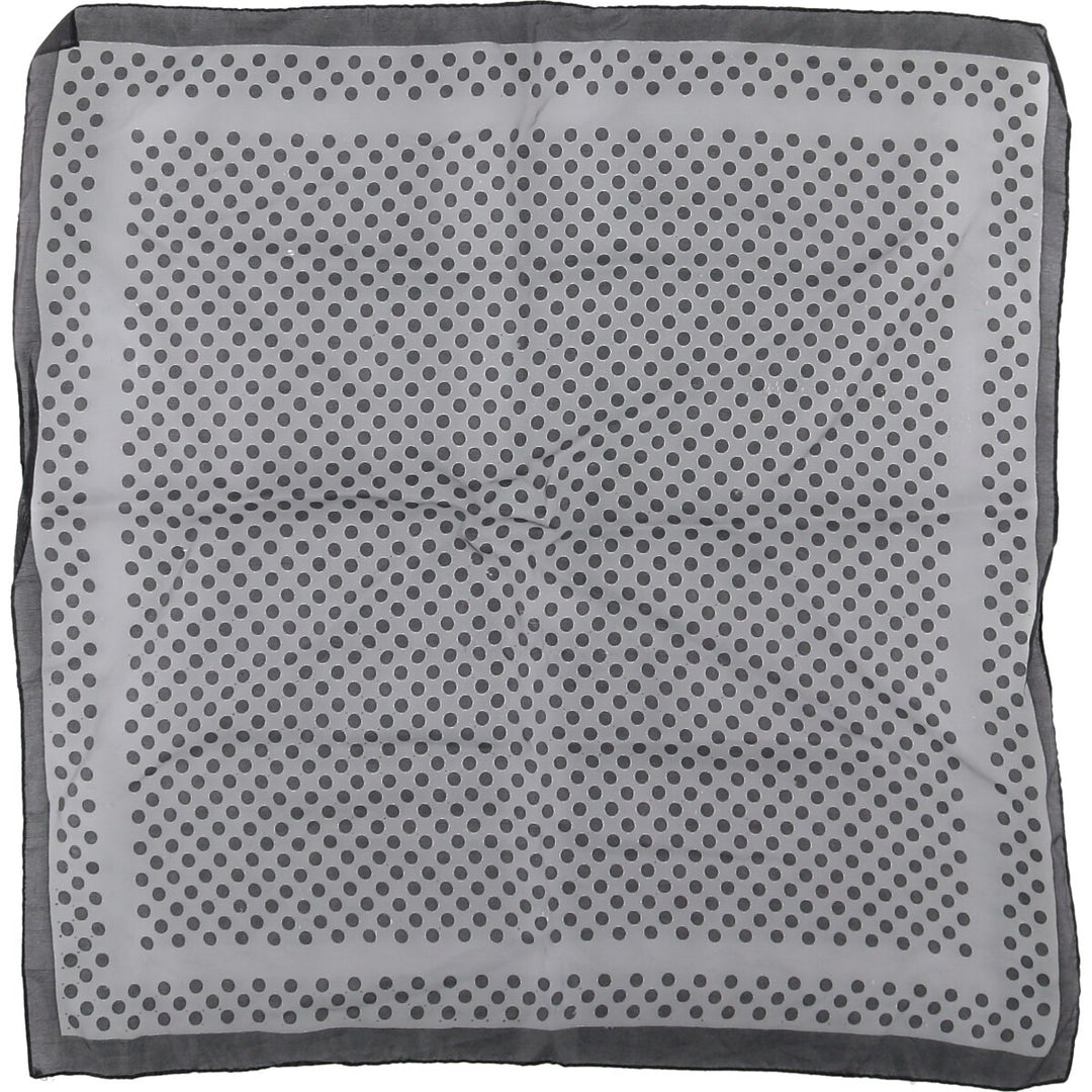 Dot Pattern Scarf unclear black type Vintage Second Hand