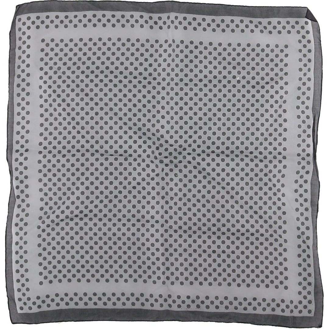 Dot Pattern Scarf unclear black type Vintage Second Hand
