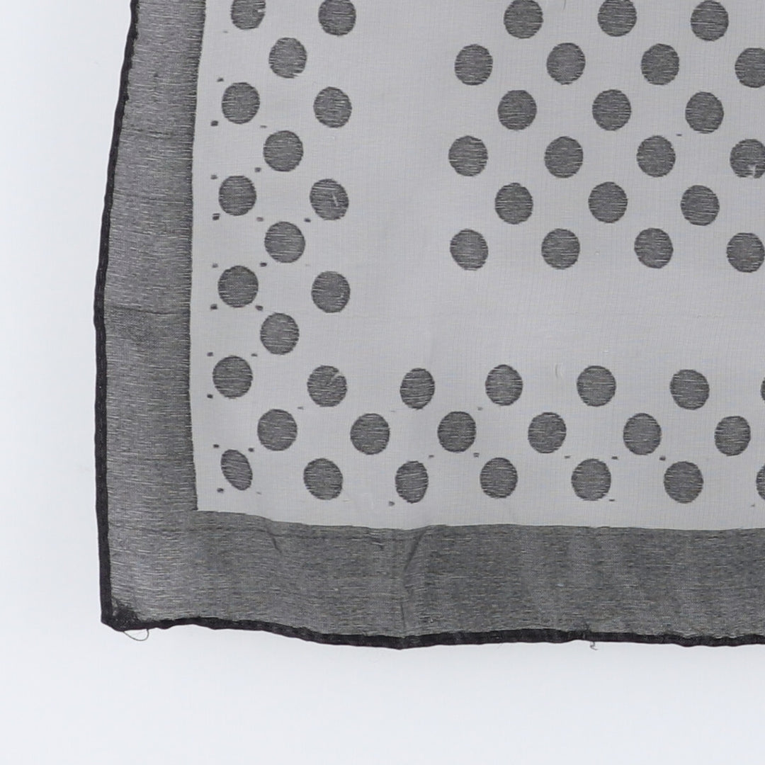 Dot Pattern Scarf unclear black type Vintage Second Hand