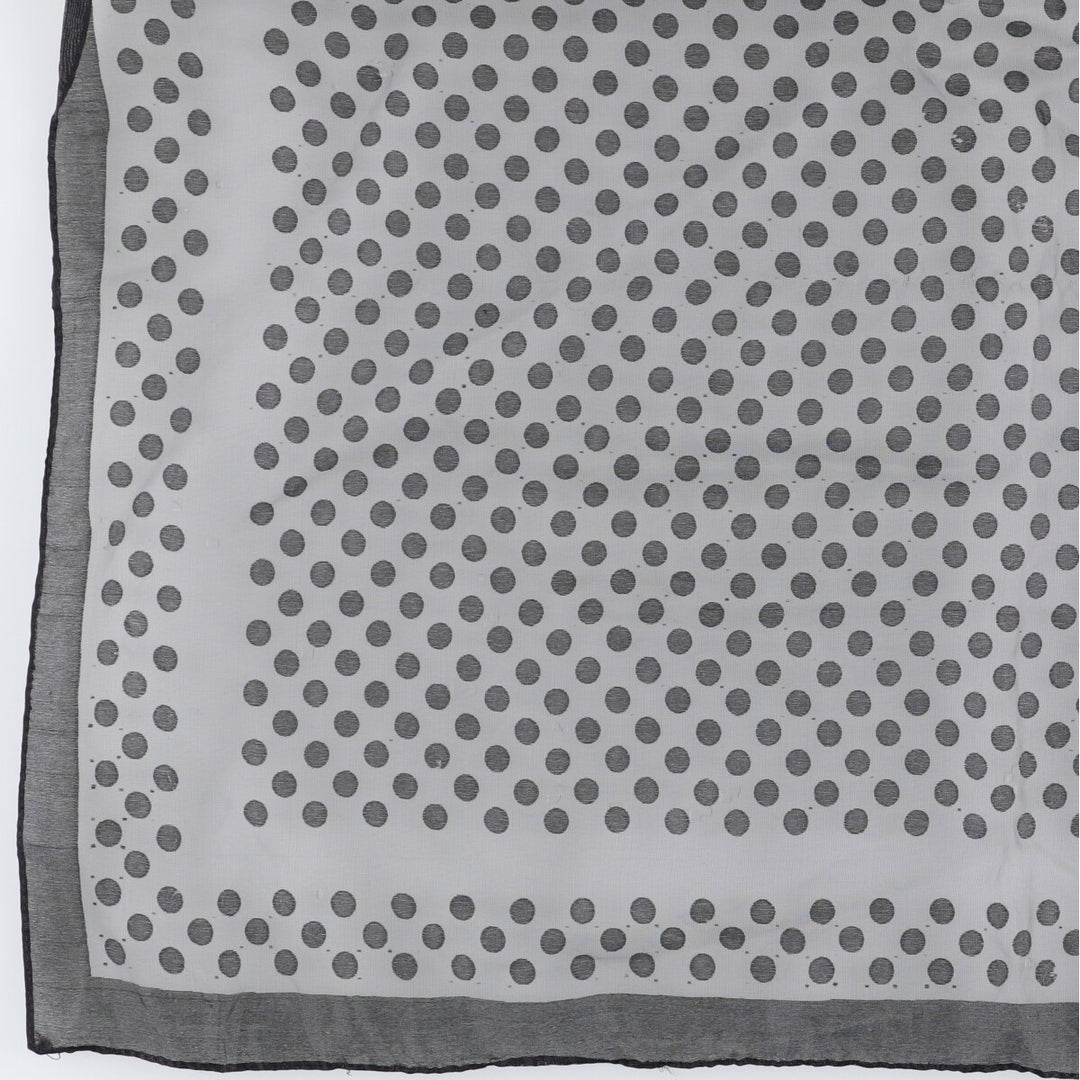 Dot Pattern Scarf unclear black type Vintage Second Hand