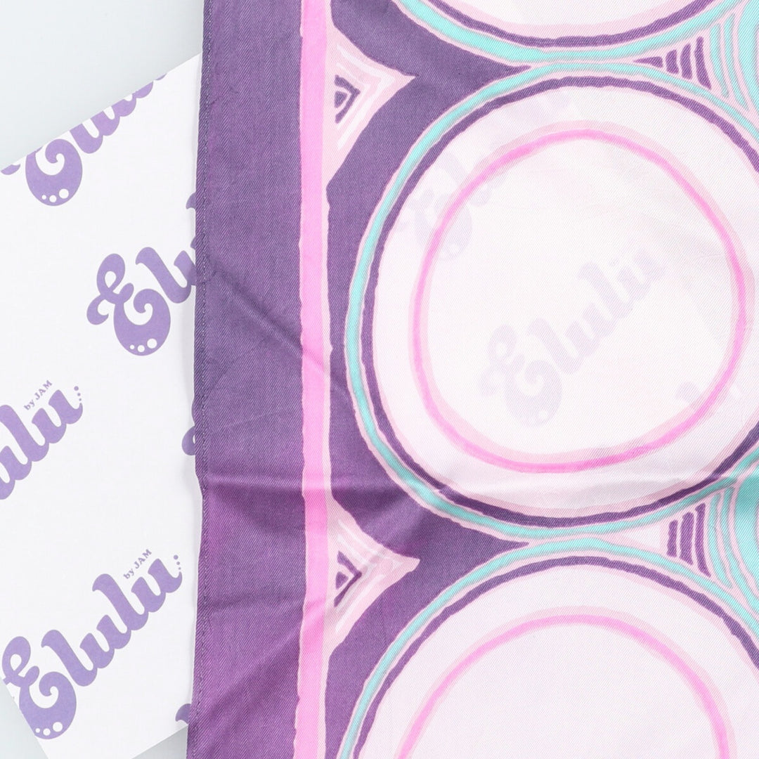 allover scarf unclear purple type Vintage Second Hand