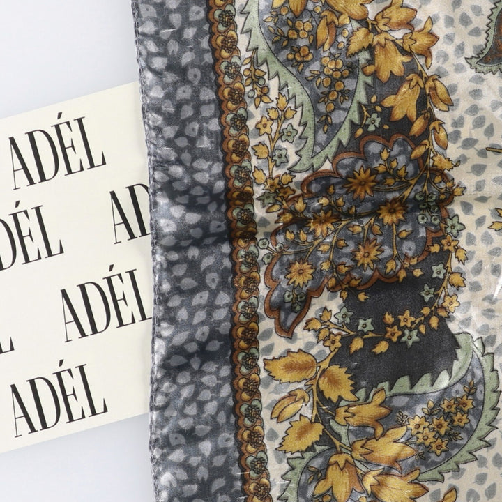 allover scarf unclear blue type Vintage Second Hand