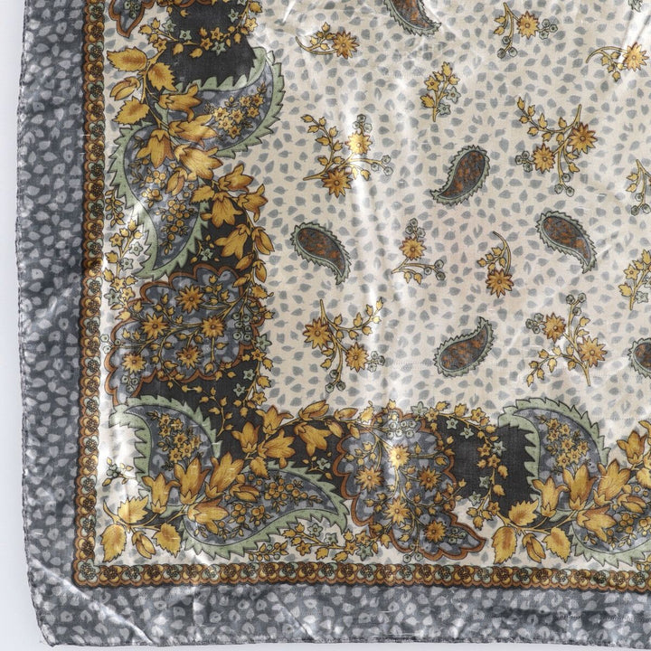 allover scarf unclear blue type Vintage Second Hand