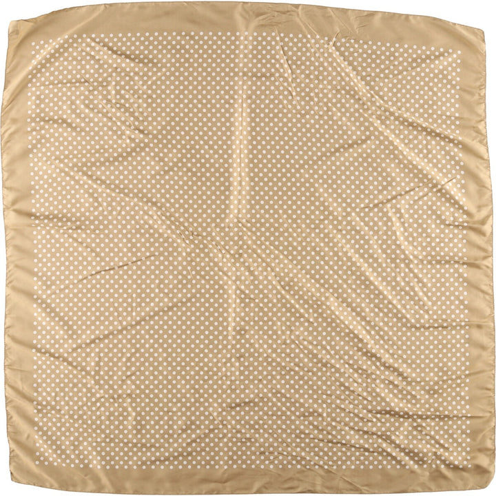 Dot Pattern Scarf unclear Gold type Vintage Second Hand