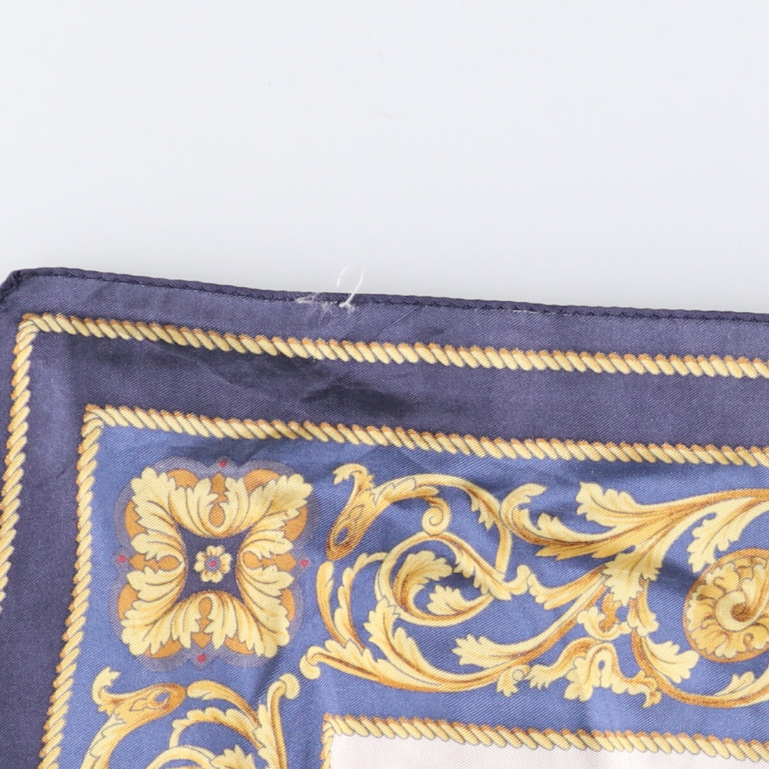 allover scarf unclear navy blue type Vintage Second Hand