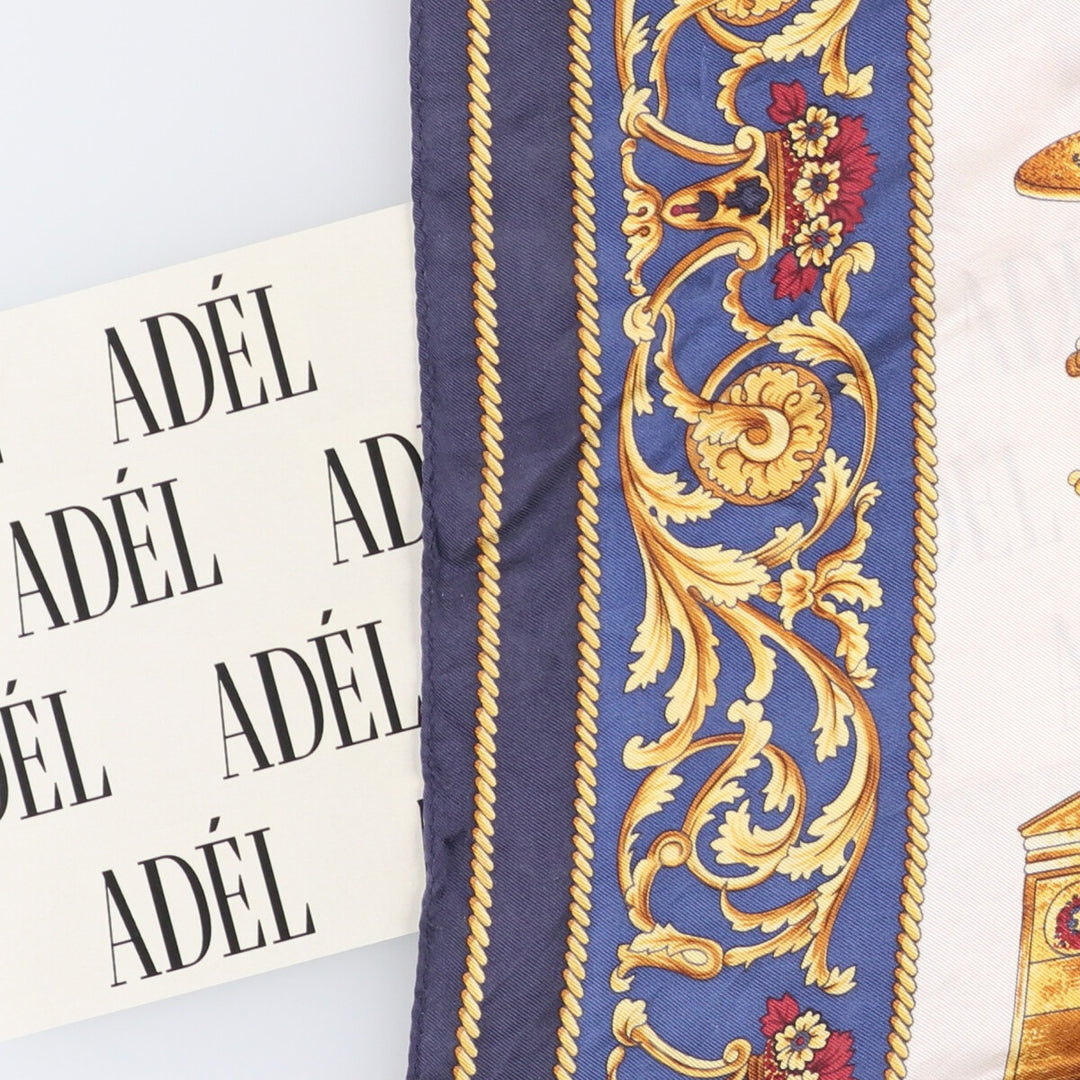 allover scarf unclear navy blue type Vintage Second Hand