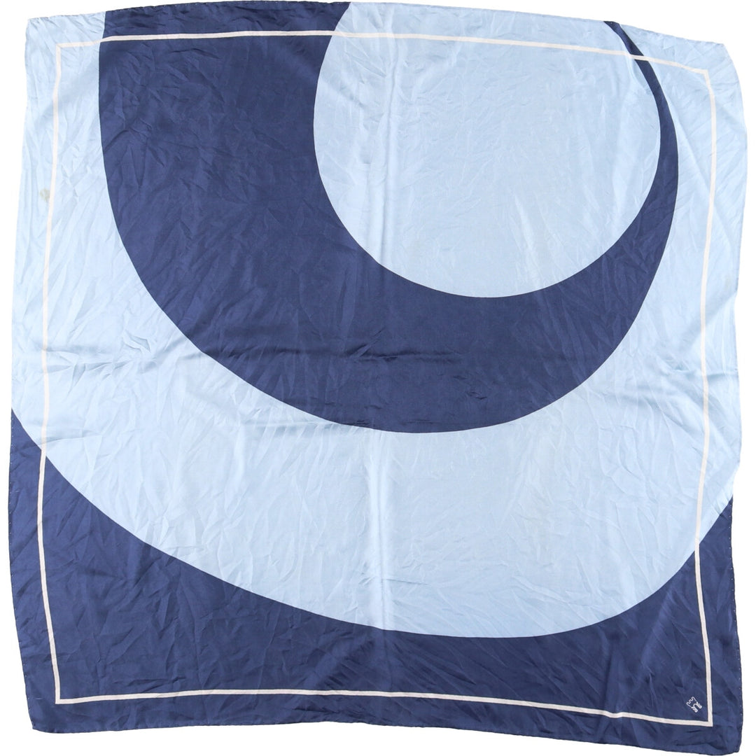 allover scarf unclear Blue type light blue Vintage Second Hand