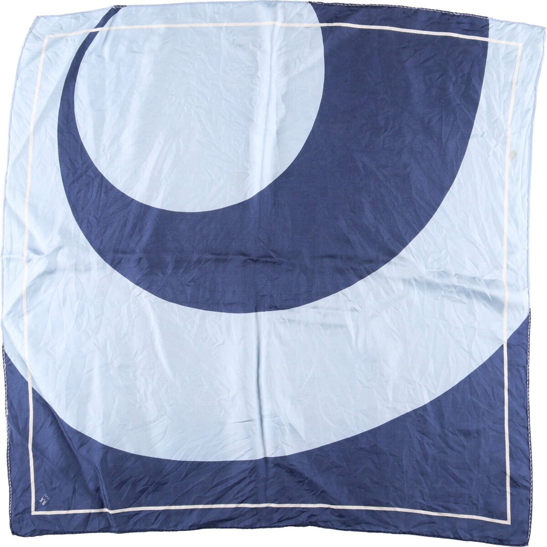 allover scarf unclear Blue type light blue Vintage Second Hand