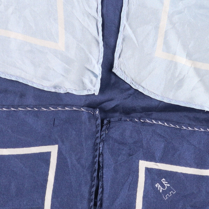 allover scarf unclear Blue type light blue Vintage Second Hand