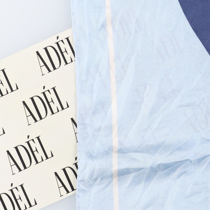 allover scarf unclear Blue type light blue Vintage Second Hand