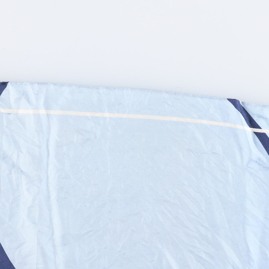 allover scarf unclear Blue type light blue Vintage Second Hand