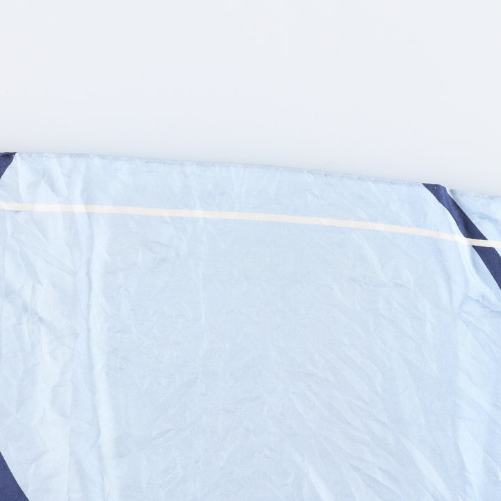 allover scarf unclear Blue type light blue Vintage Second Hand