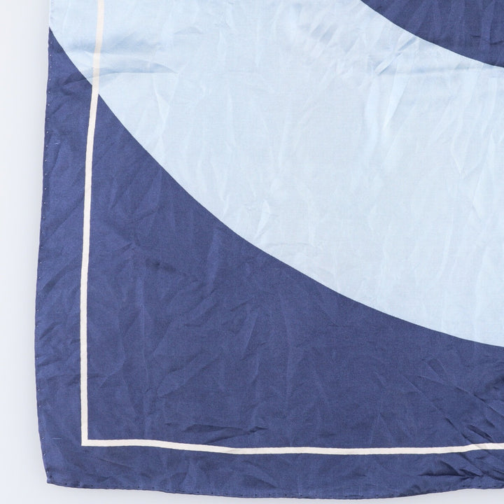 allover scarf unclear Blue type light blue Vintage Second Hand
