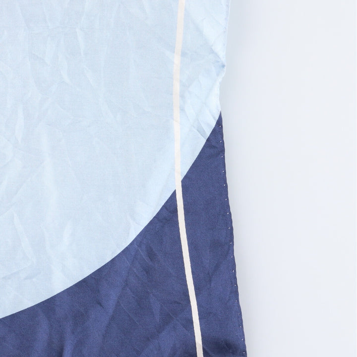 allover scarf unclear Blue type light blue Vintage Second Hand