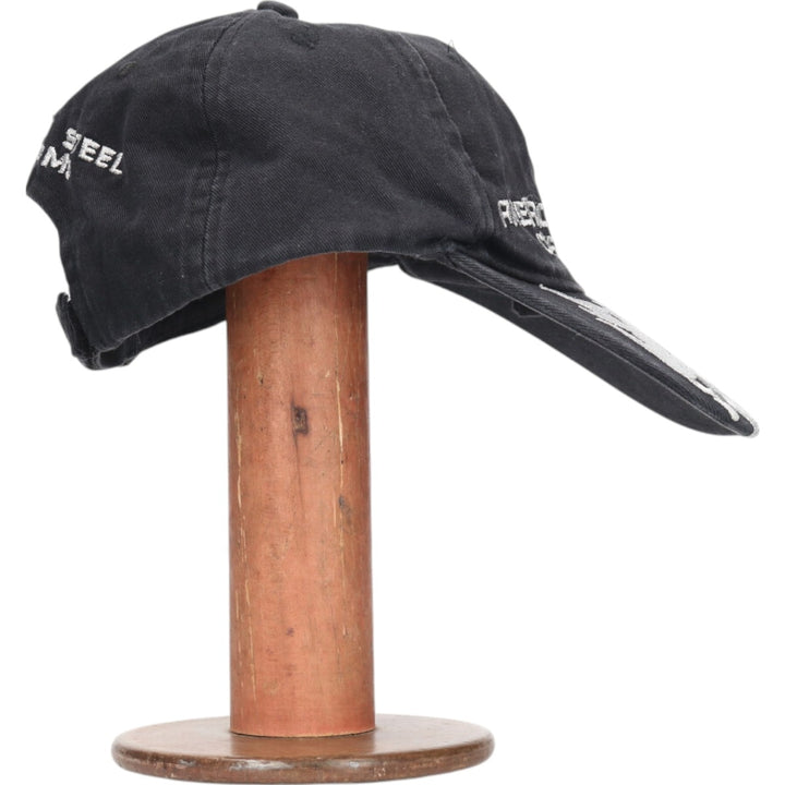 Skull Pattern Baseball Cap (Free Size) cotton black type Vintage Second Hand