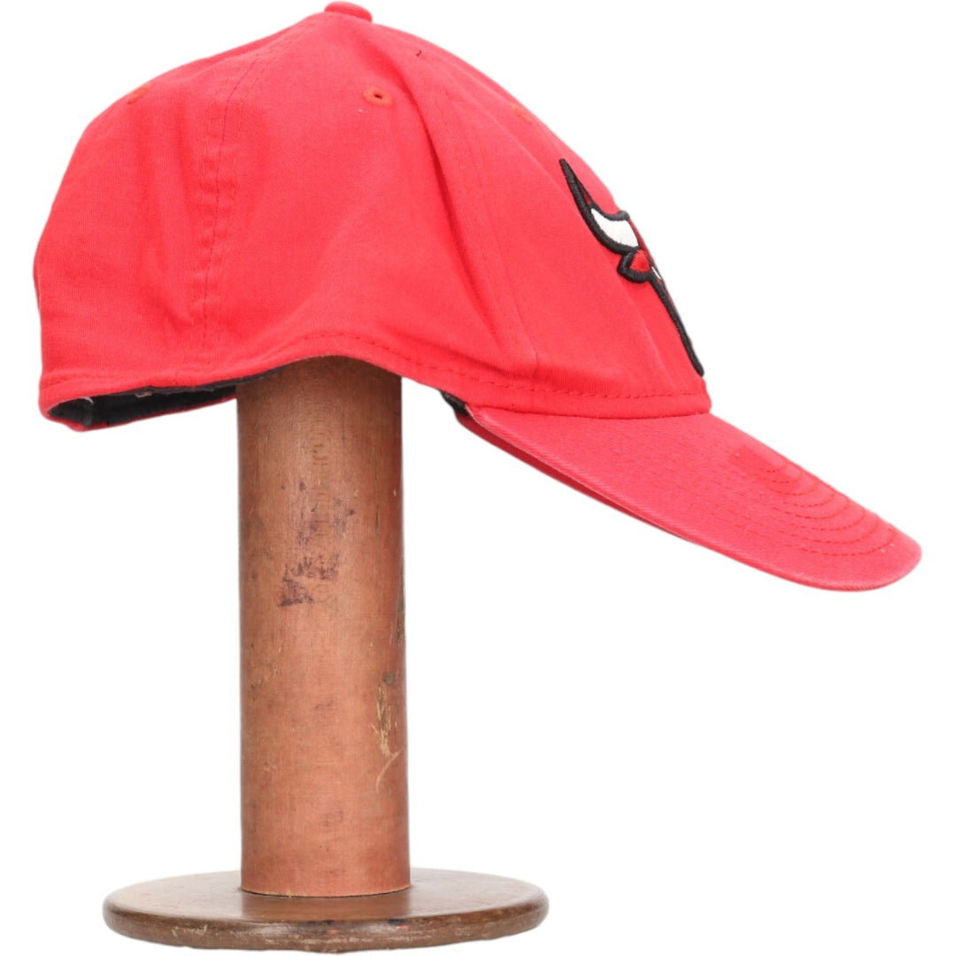 New Era NBA Chicago Bulls Baseball Cap Free Size cotton red type Vintage Second Hand