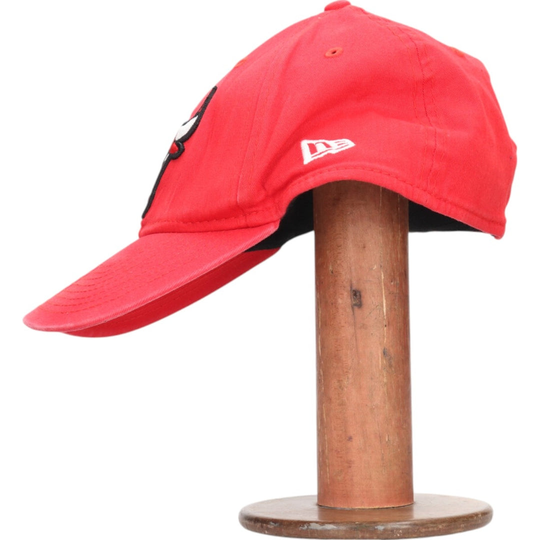 New Era NBA Chicago Bulls Baseball Cap Free Size cotton red type Vintage Second Hand