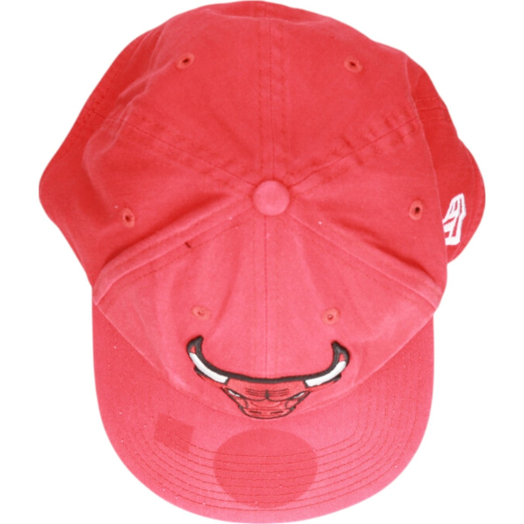 New Era NBA Chicago Bulls Baseball Cap Free Size cotton red type Vintage Second Hand