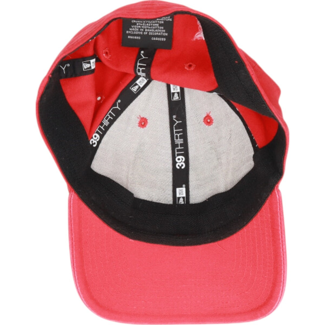 New Era NBA Chicago Bulls Baseball Cap Free Size cotton red type Vintage Second Hand