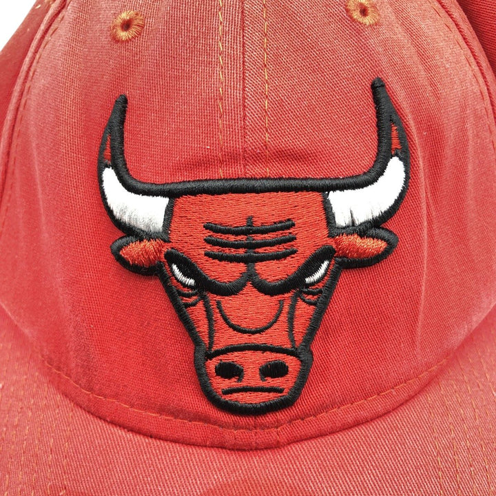 New Era NBA Chicago Bulls Baseball Cap Free Size cotton red type Vintage Second Hand