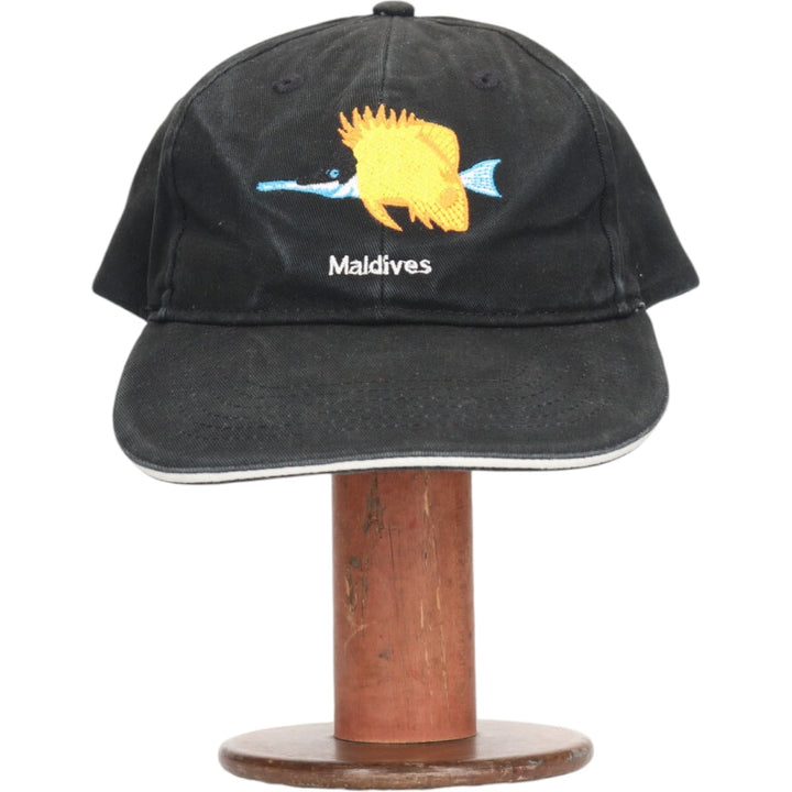 6-panel cap, one size fits all unclear black type Vintage Second Hand