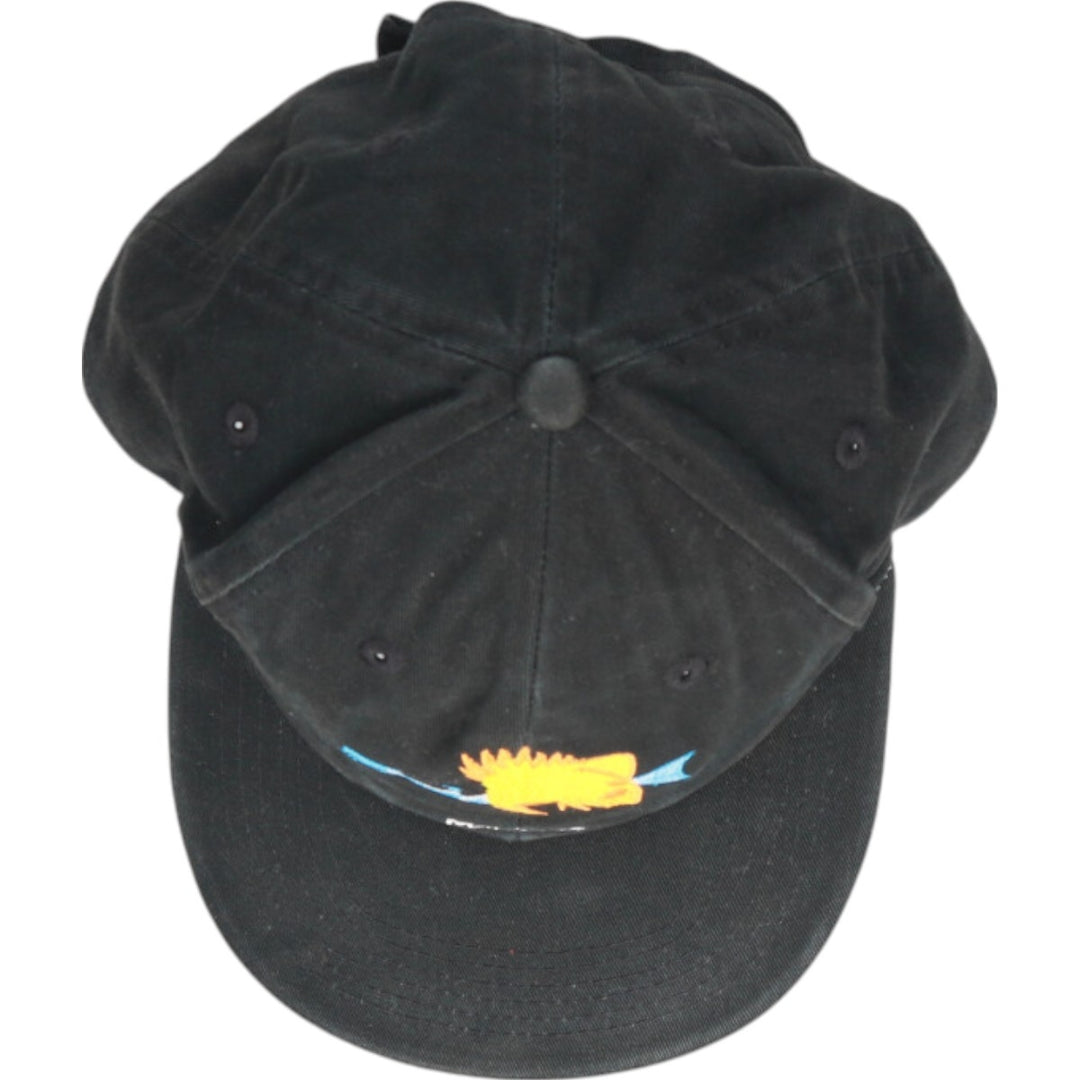 6-panel cap, one size fits all unclear black type Vintage Second Hand