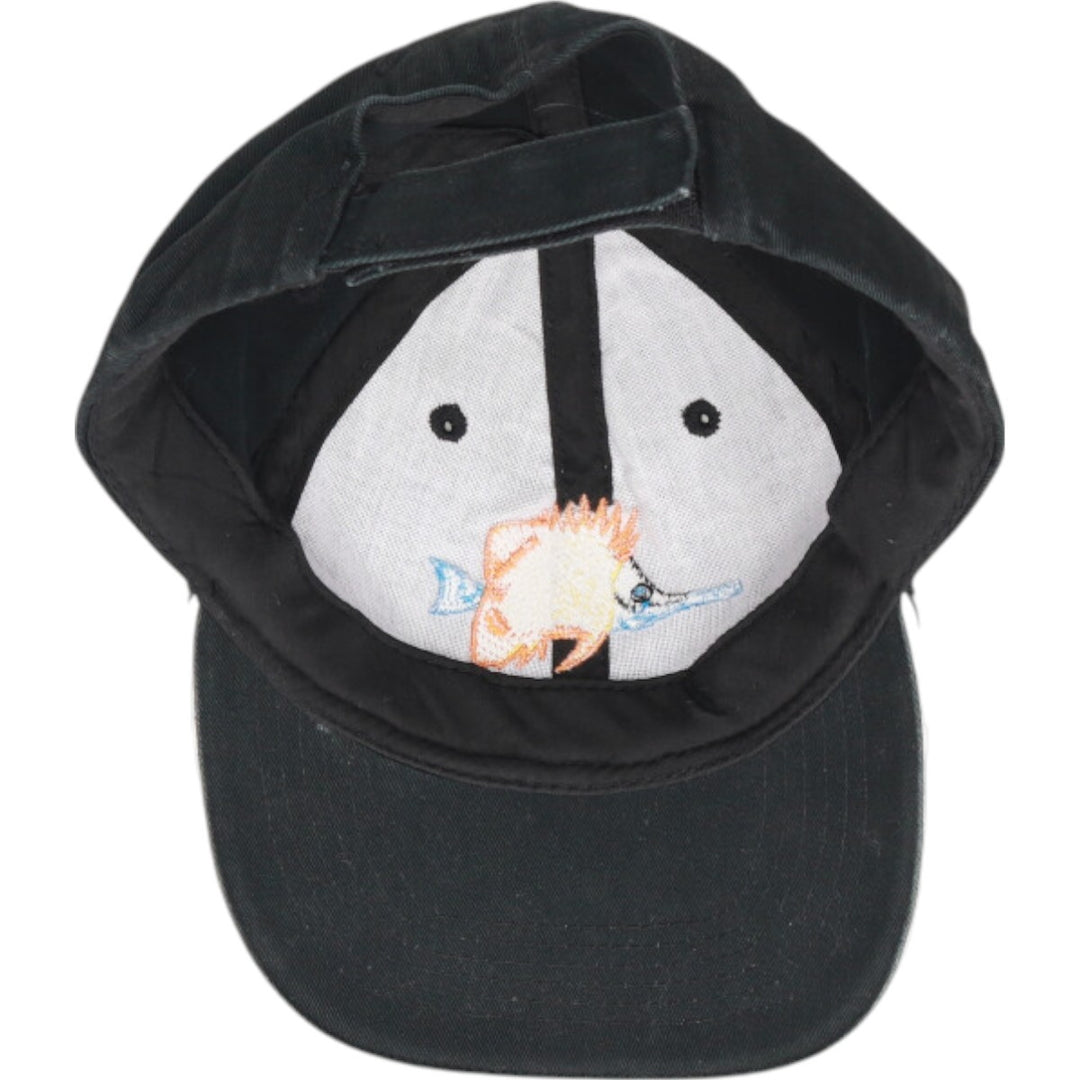 6-panel cap, one size fits all unclear black type Vintage Second Hand