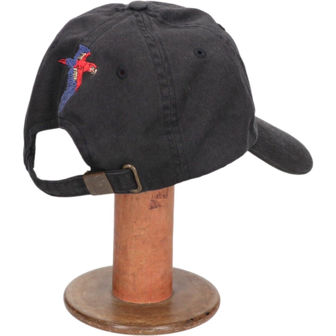 Captain Morgan Parrot Day Advertising Baseball Cap Free Size Adjustable unknown black type Vintage Second Hand