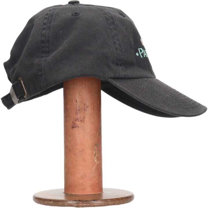 Captain Morgan Parrot Day Advertising Baseball Cap Free Size Adjustable unknown black type Vintage Second Hand