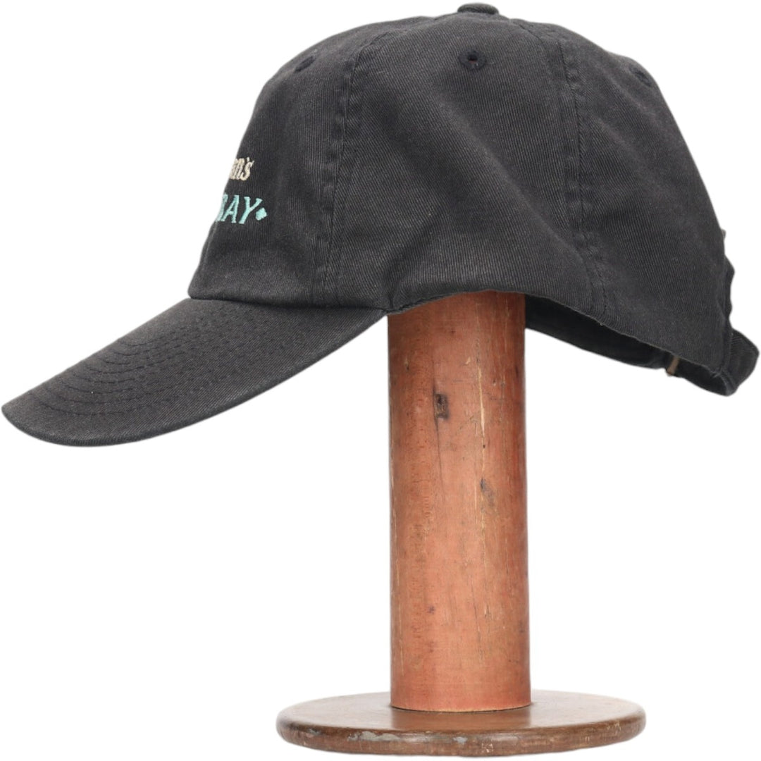 Captain Morgan Parrot Day Advertising Baseball Cap Free Size Adjustable unknown black type Vintage Second Hand