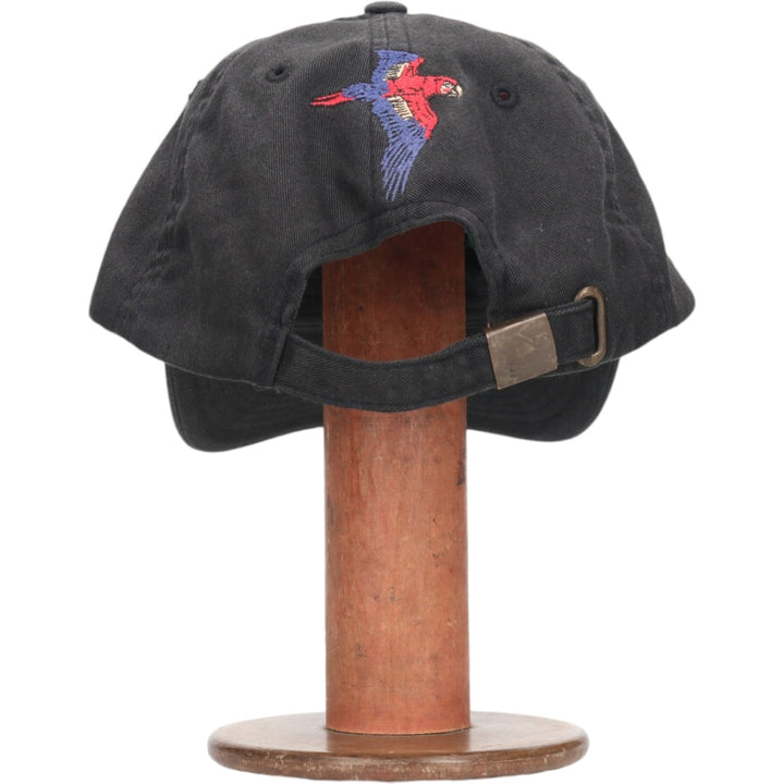 Captain Morgan Parrot Day Advertising Baseball Cap Free Size Adjustable unknown black type Vintage Second Hand