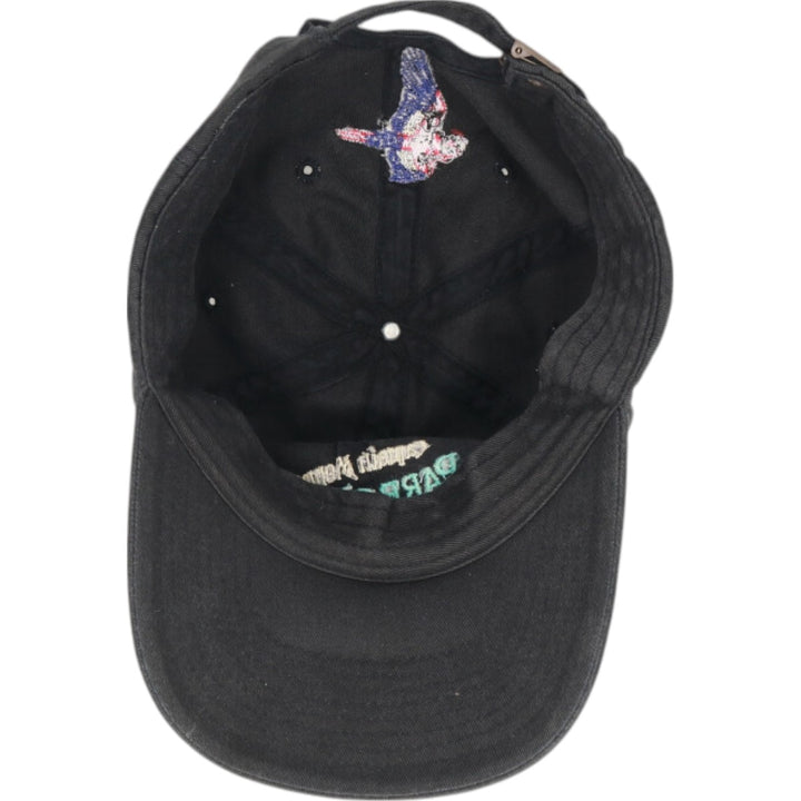 Captain Morgan Parrot Day Advertising Baseball Cap Free Size Adjustable unknown black type Vintage Second Hand