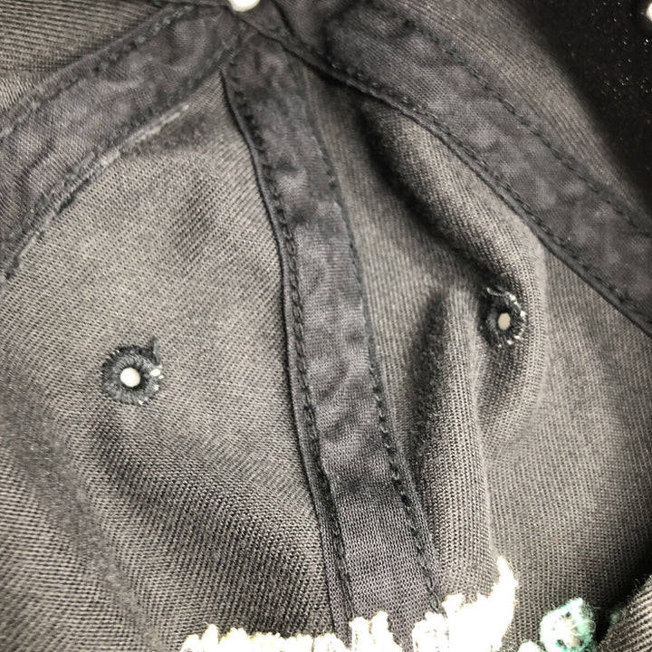 Captain Morgan Parrot Day Advertising Baseball Cap Free Size Adjustable unknown black type Vintage Second Hand