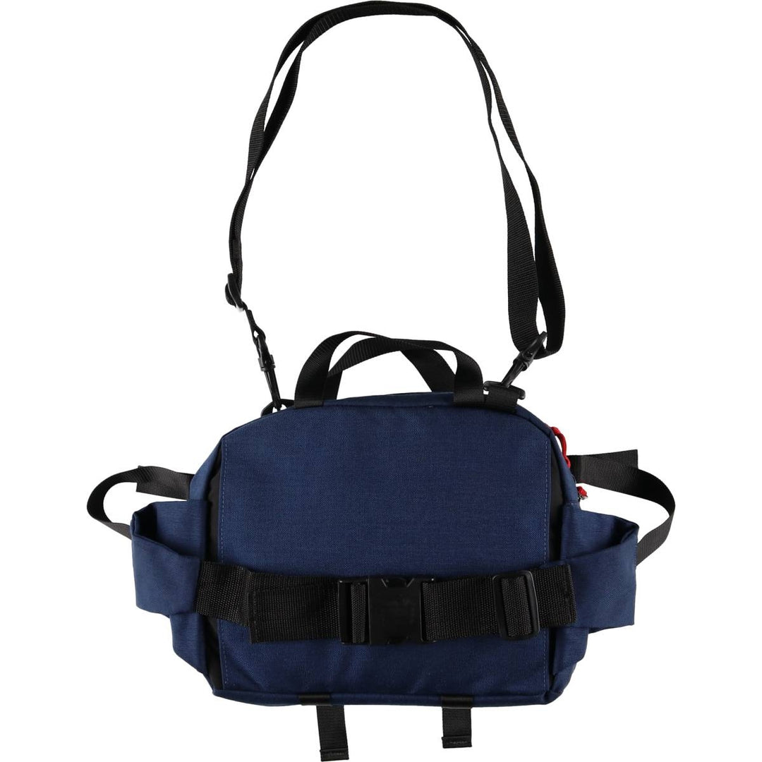 90'S Outdoor Products QUTDOOR PRODUCTS 3way Waist Bag Made in USA Vintage unclear blue type Vintage Second Hand