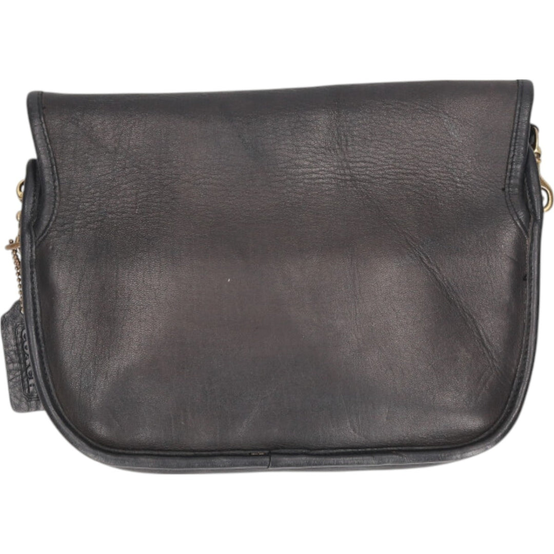 80's Coach COACH OLD COACH Old Coach Shoulder Bag Made in USA Vintage genuine leather black type Vintage Second Hand