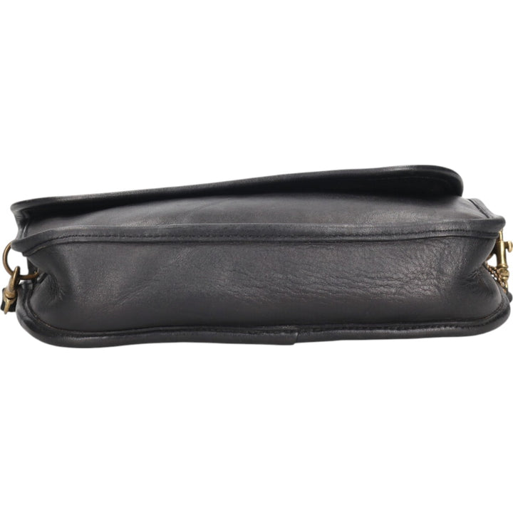 80's Coach COACH OLD COACH Old Coach Shoulder Bag Made in USA Vintage genuine leather black type Vintage Second Hand