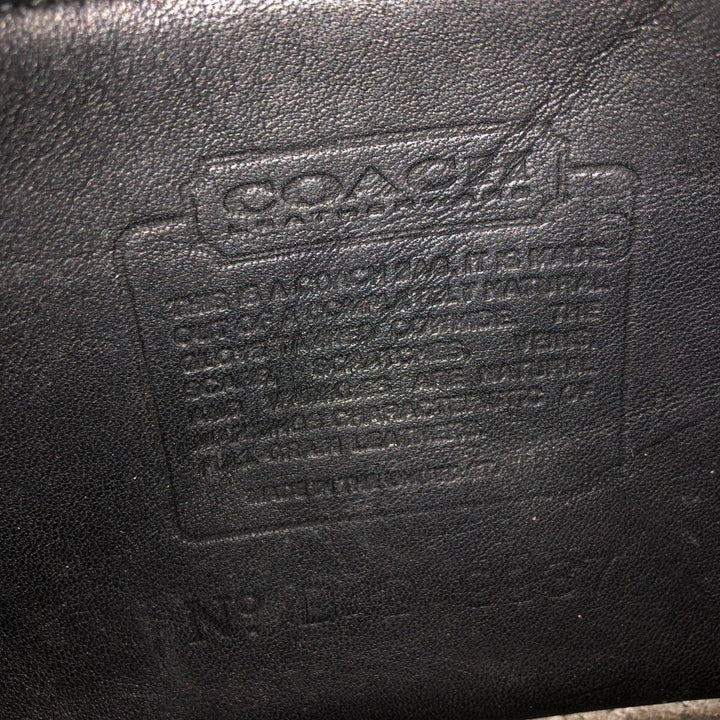 80's Coach COACH OLD COACH Old Coach Shoulder Bag Made in USA Vintage genuine leather black type Vintage Second Hand