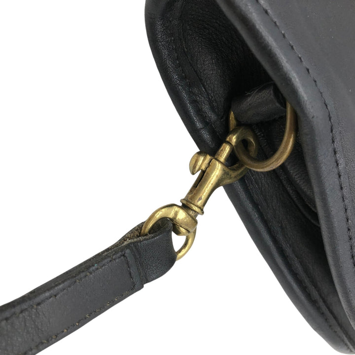 80's Coach COACH OLD COACH Old Coach Shoulder Bag Made in USA Vintage genuine leather black type Vintage Second Hand