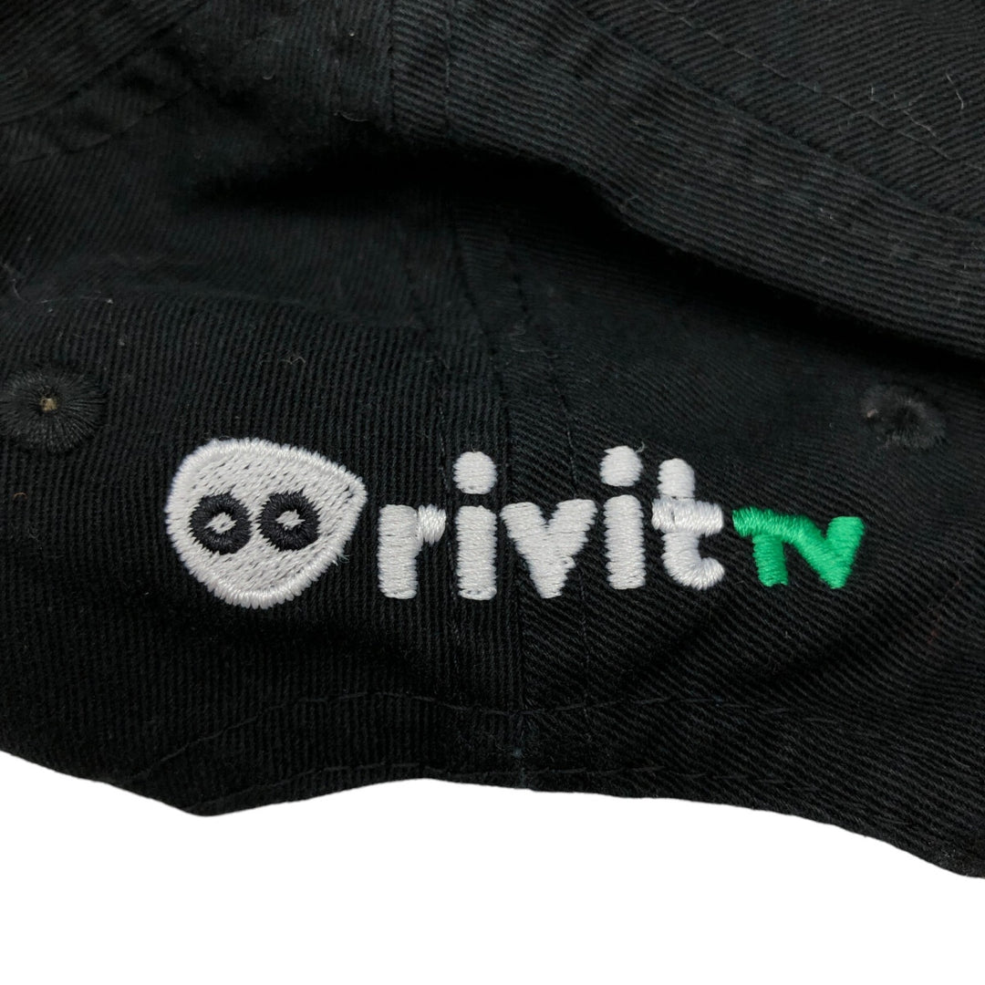 RIVIT TV Advertising Baseball Cap (Free Size) cotton black type Vintage Second Hand