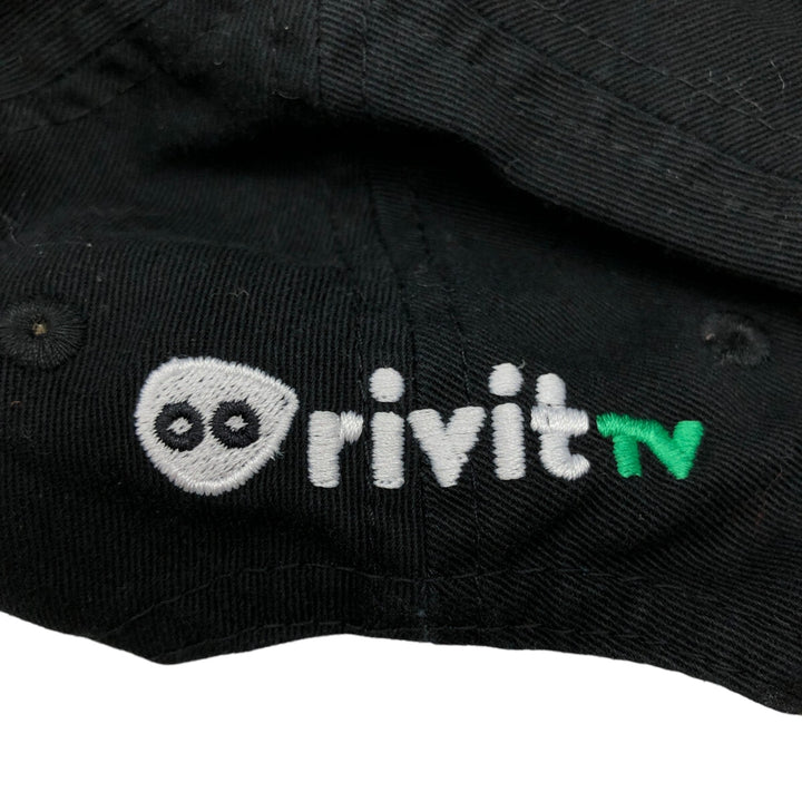 RIVIT TV Advertising Baseball Cap (Free Size) cotton black type Vintage Second Hand