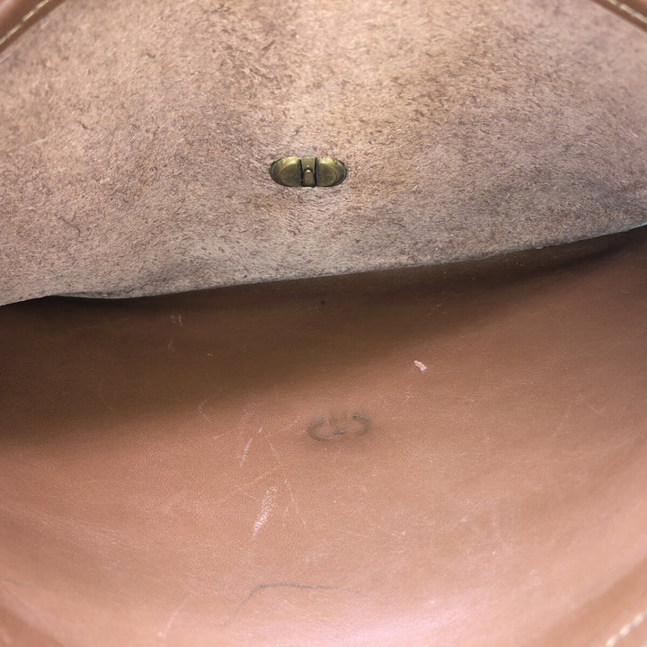 90'S Coach Old Coach Turnlock Shoulder Bag, Vintage, Made in USA genuine leather brown type Vintage Second Hand