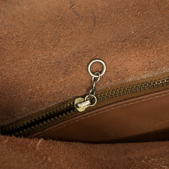 90'S Coach Old Coach Turnlock Shoulder Bag, Vintage, Made in USA genuine leather brown type Vintage Second Hand