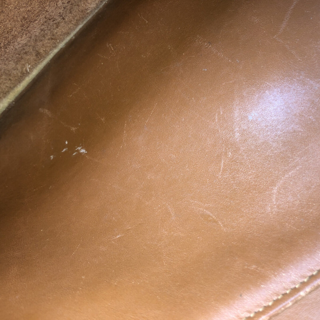 90'S Coach Old Coach Turnlock Shoulder Bag, Vintage, Made in USA genuine leather brown type Vintage Second Hand