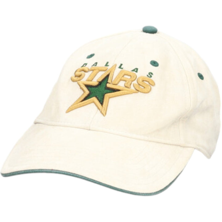 NHL DALLAS STARS Dallas Stars Baseball Cap, One Size Fits Most polyester white type Vintage Second Hand