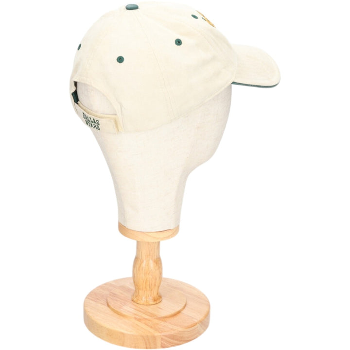 NHL DALLAS STARS Dallas Stars Baseball Cap, One Size Fits Most polyester white type Vintage Second Hand