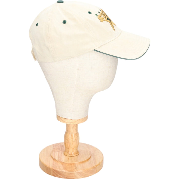 NHL DALLAS STARS Dallas Stars Baseball Cap, One Size Fits Most polyester white type Vintage Second Hand